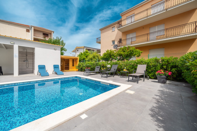 Oleander 1, Oleander apartments Podstrana with sauna and pool, Dalmatia, Croatia Podstrana