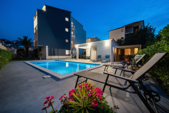 Oleander 2, Oleander apartments Podstrana with sauna and pool, Dalmatia, Croatia Podstrana