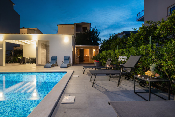 Oleander 5, Oleander apartments Podstrana with sauna and pool, Dalmatia, Croatia Podstrana